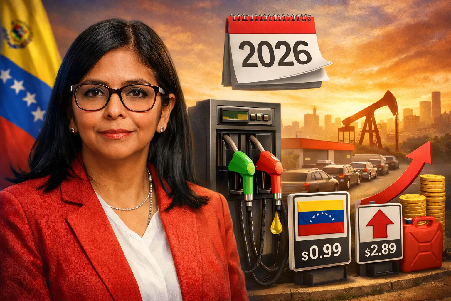 Cambios en el subsidio de gasolina en Venezuela desde febrero de 2026