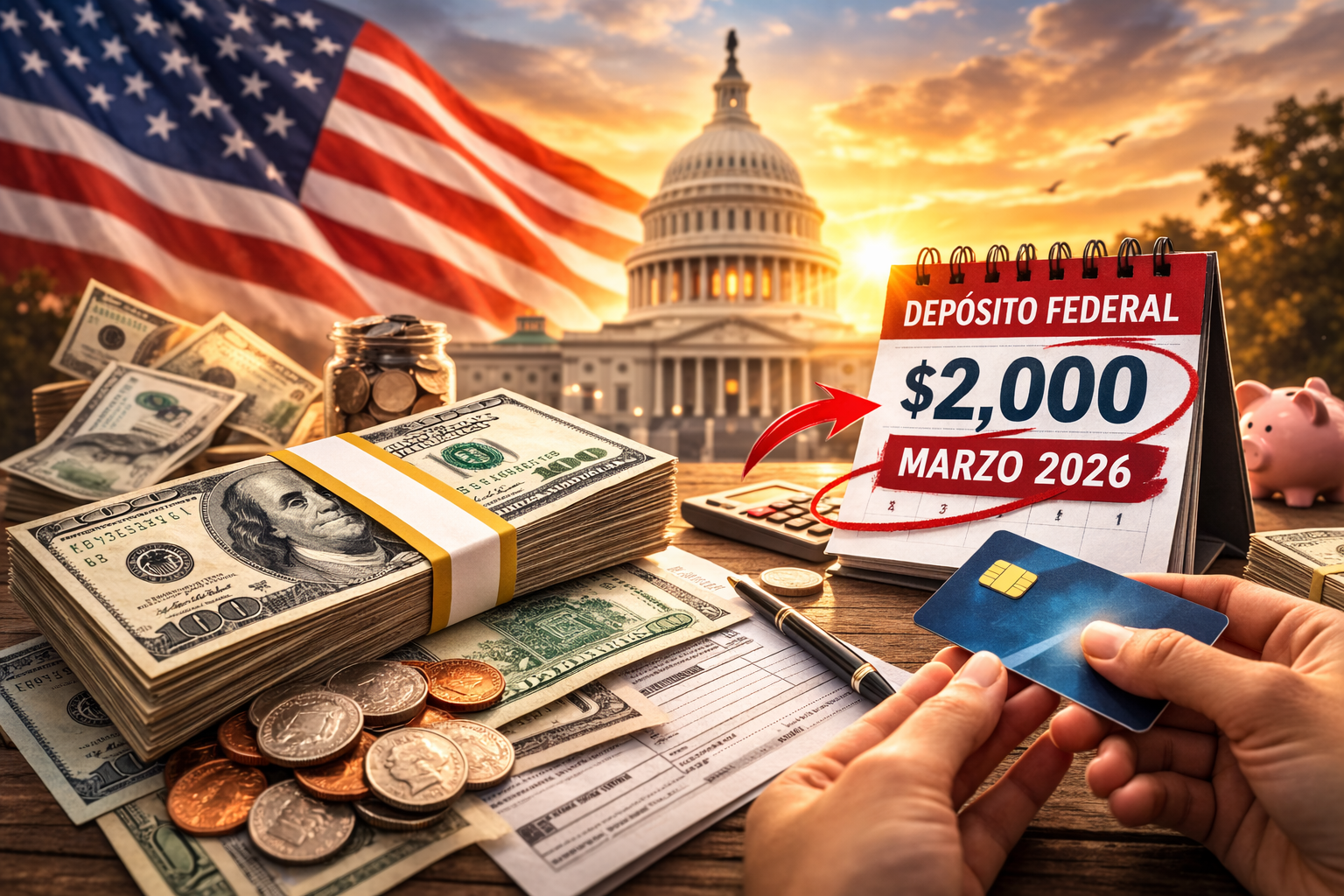 Depósito Federal de $2 000 Llegando en Marzo de 2026 Guía Completa para Beneficiarios