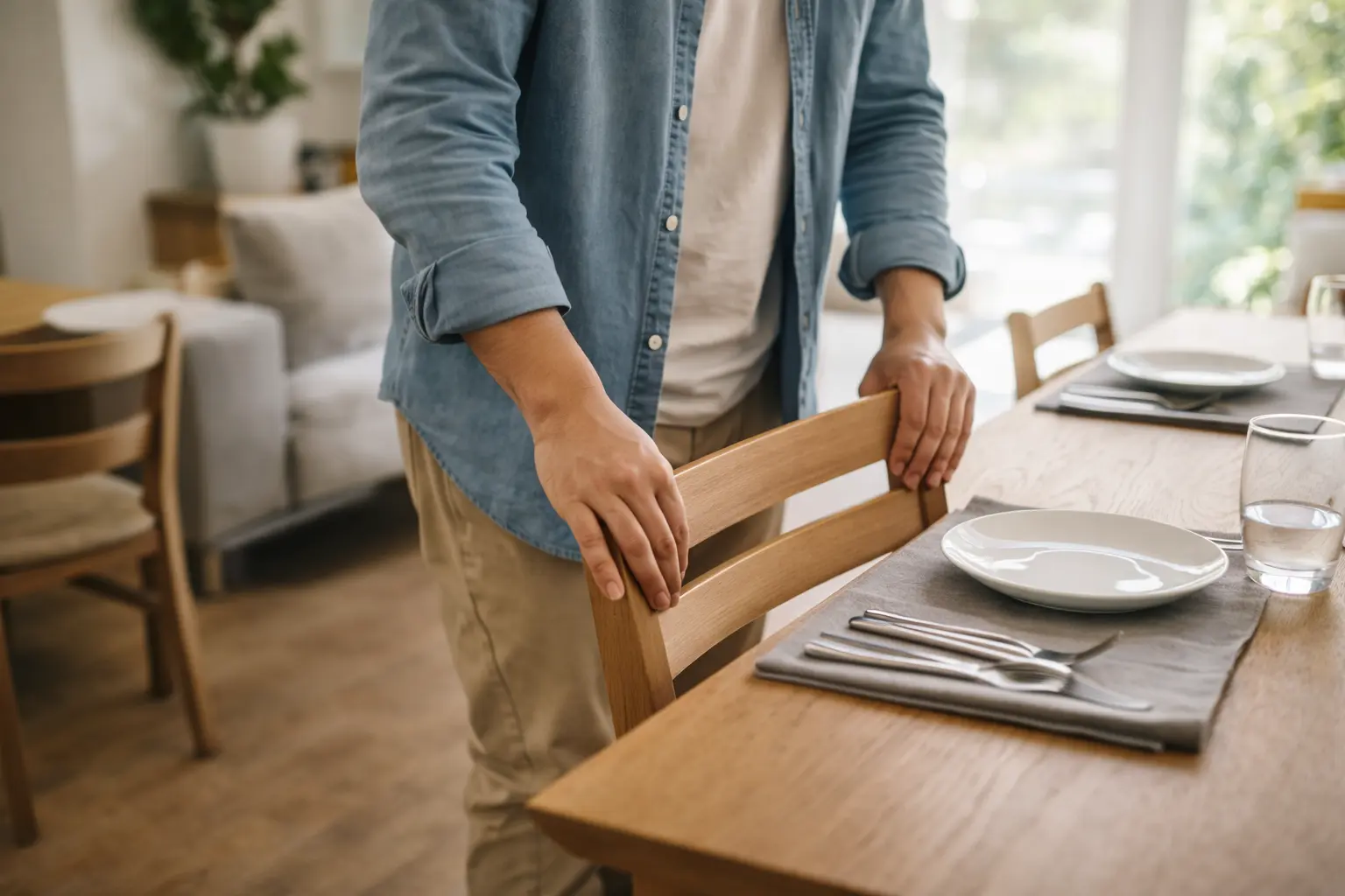La psicología dice que las personas que acomodan su silla al levantarse de la mesa suelen mostrar estas 9 fortalezas silenciosas