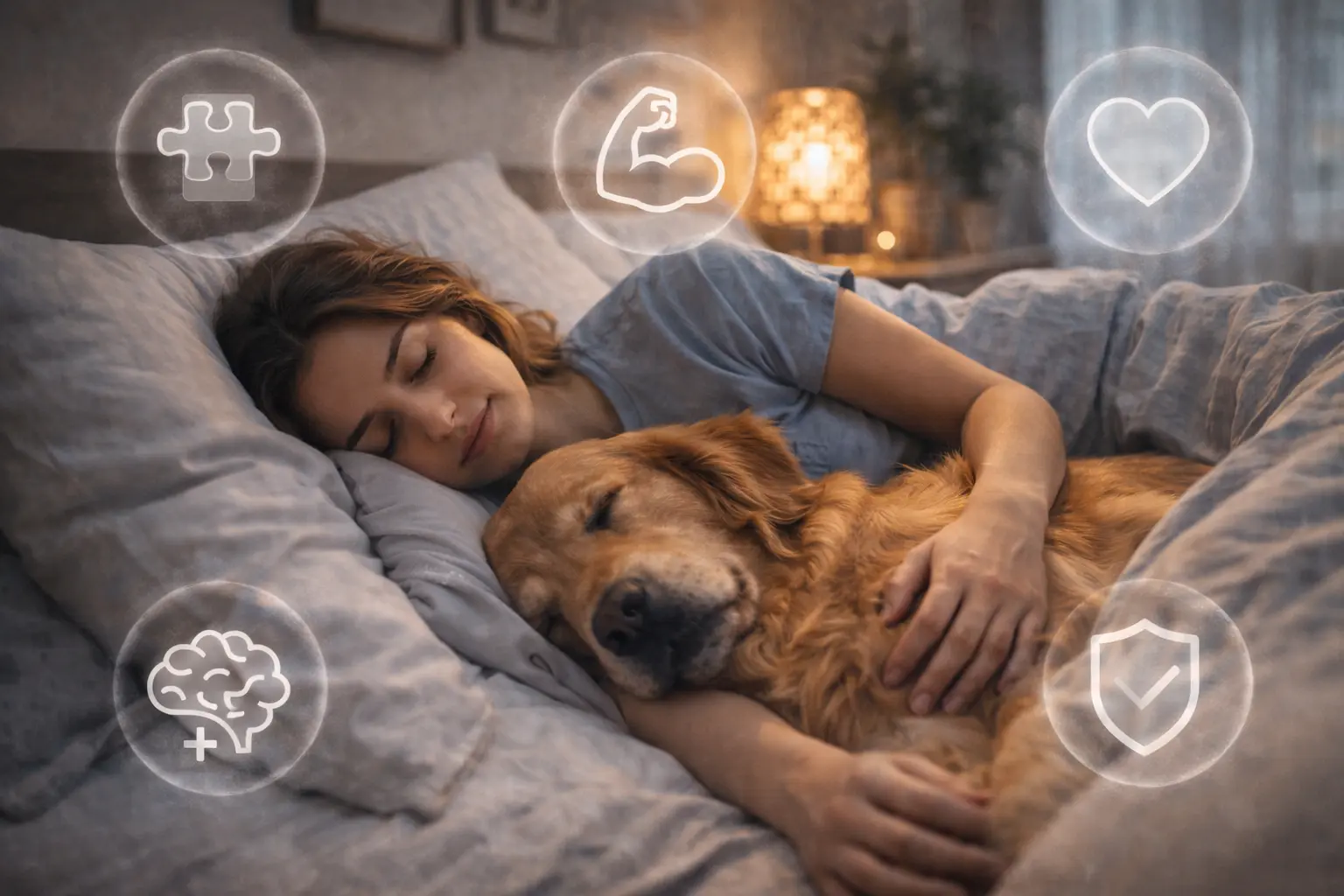 La psicología dice que las personas que duermen en la misma cama que sus mascotas suelen tener estas 10 fortalezas silenciosas