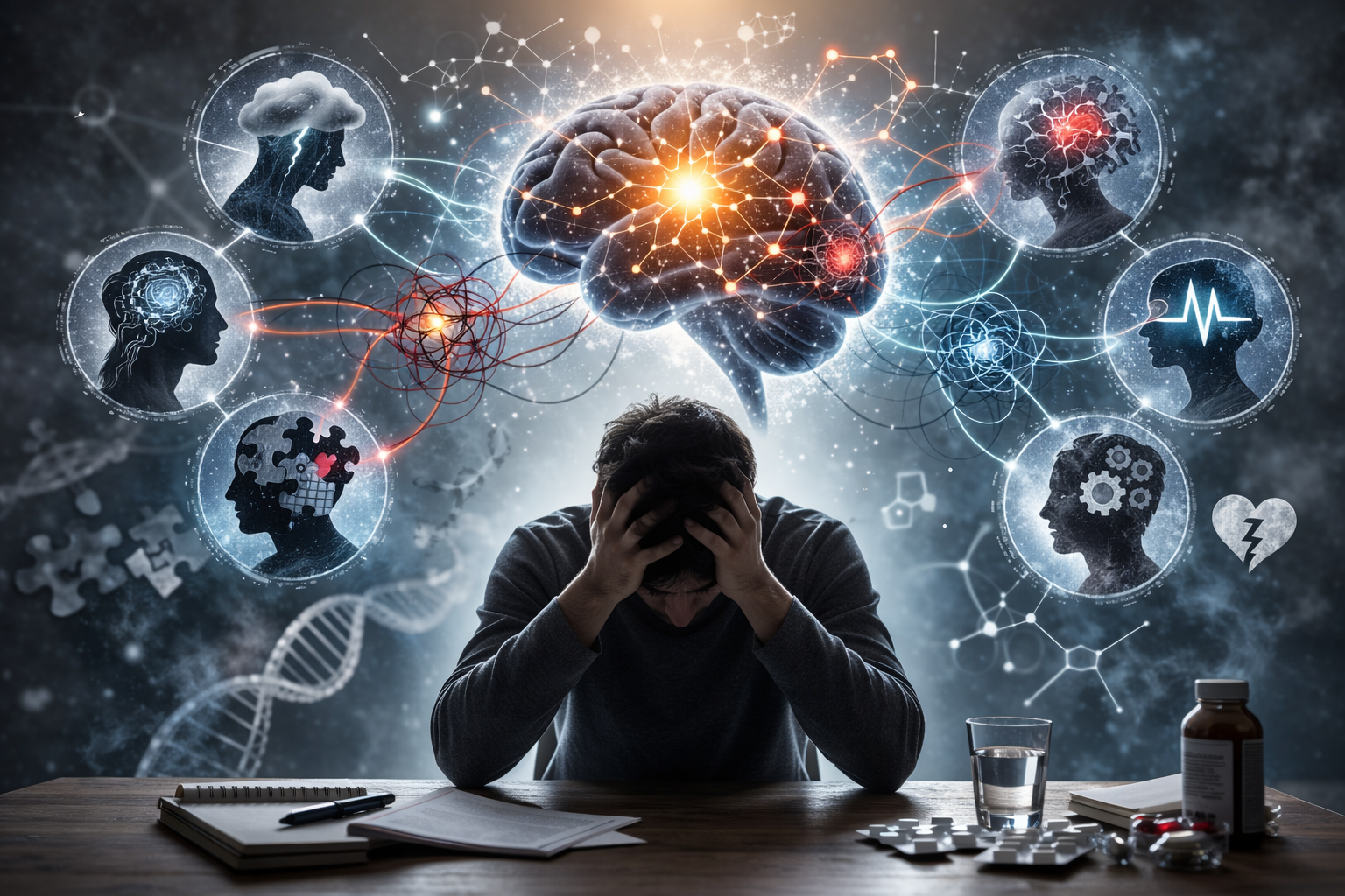 Varios trastornos psiquiátricos comparten la misma causa raíz, sugiere un estudio ScienceAlert