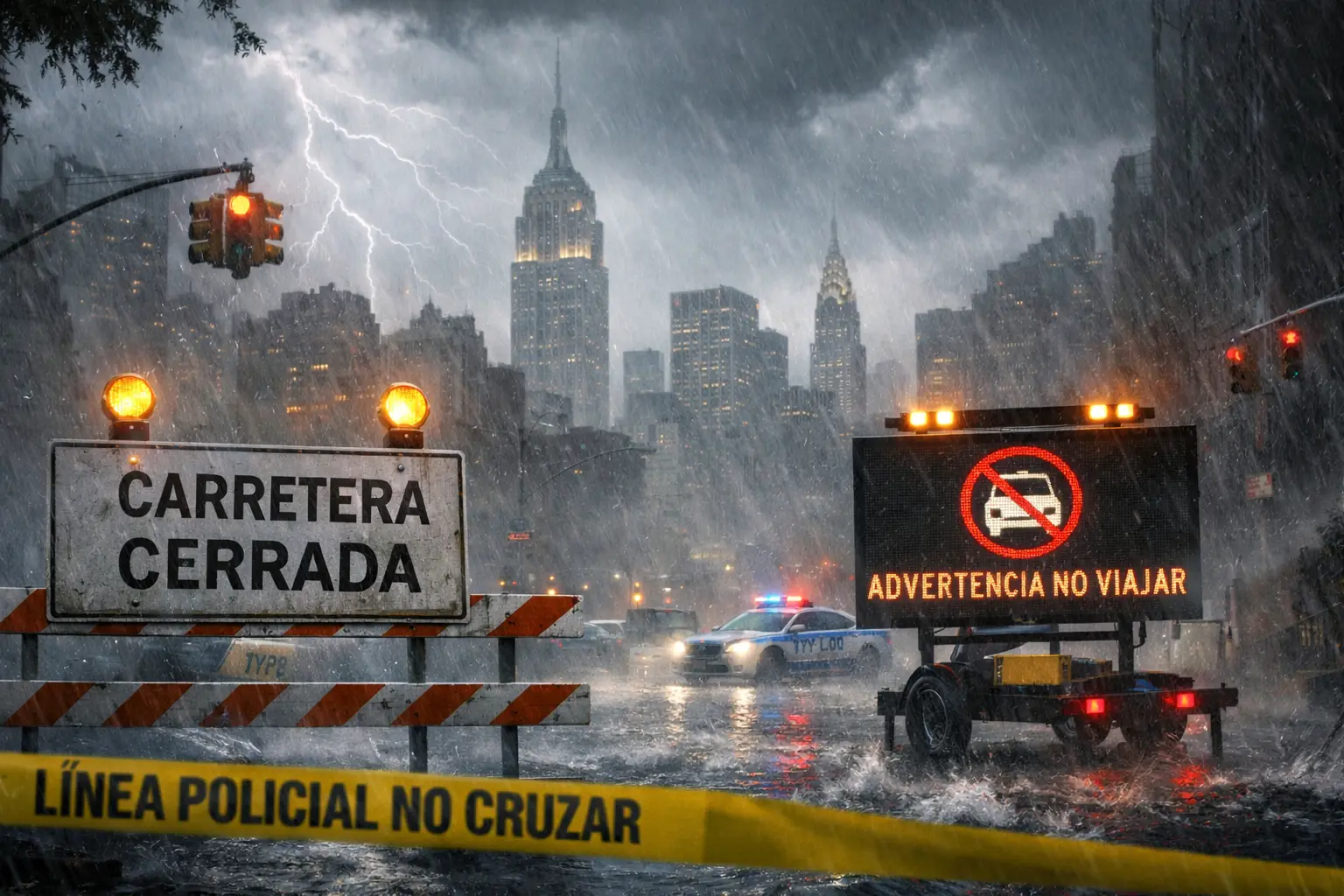 «Declaramos el estado de emergencia»: el alcalde de New York prohíbe los viajes ante la llegada de una violenta tormenta