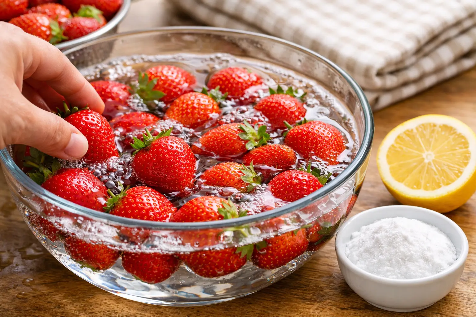 Ni agua del grifo ni vinagre: los expertos revelan la forma correcta y más segura de lavar las fresas y eliminar eficazmente los pesticidas